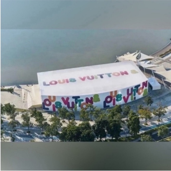 Louis Vuitton Novelty Canvas Eco Tote Bag Shenzhen Exhibition 2022 Limited 16x16 - Picture 14 of 14